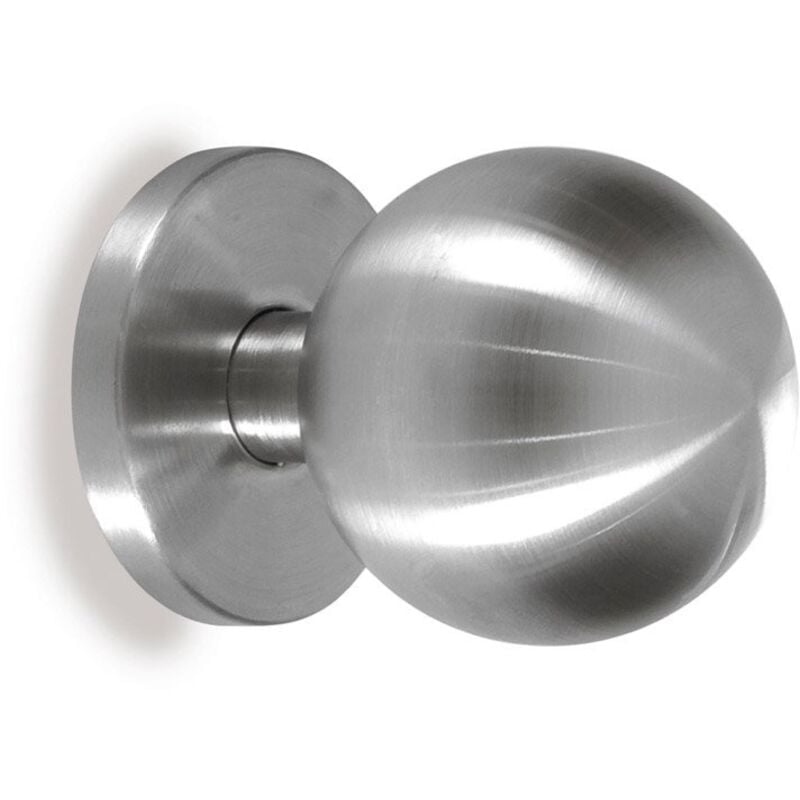 Bouton de porte boule 70 mm acier inoxydable - bola - Bouton de porte d'entrée en acier inoxydable