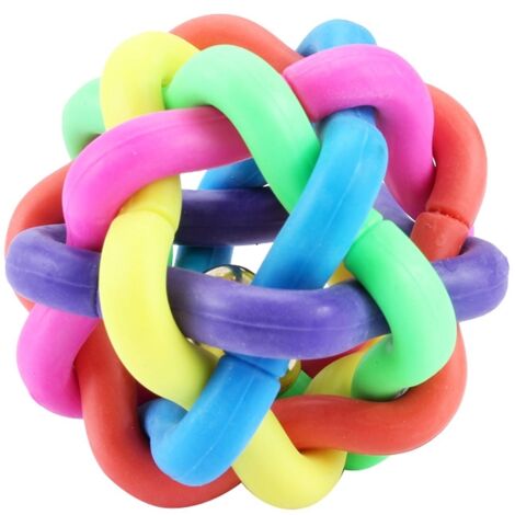 Balle de jeu pour chiots et chiens : soins dentaires, poussée des dents, gencives saines, entraînement à la mastication (M)