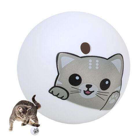 Balle de Jouet pour Chat, balles de Jouet pour Chat à l'à - Jouets Amusants pour Kitty,Jouets de Balle de Classiques drôles, Balle de Interactive, Jouets d'exercice d'à de de pour