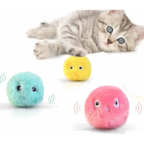 Balle de jouet pour chat en forme d'oiseau avec herbe à chat, jouet interactif réaliste pour chat avec oiseau chanteur pour mordre, transférer, mâcher