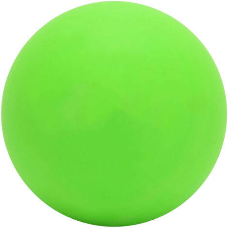 Balle de massage corporel pour relaxation musculaire et yoga - Soulage dos, nuque, jambes et pieds - Vert