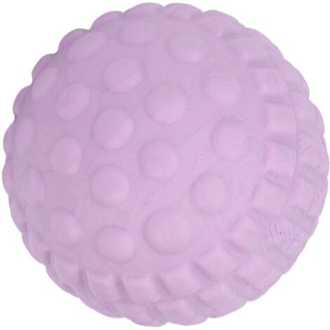 Balle de massage des pieds avec picots - Soulage le stress et la fasciite plantaire - Pour relaxation musculaire - Violette