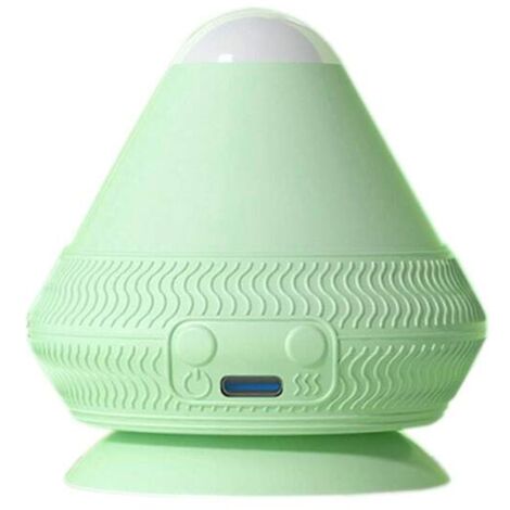 Balle de massage électrique à ventouse pour le dos et les épaules, verte, pour soulager la douleur