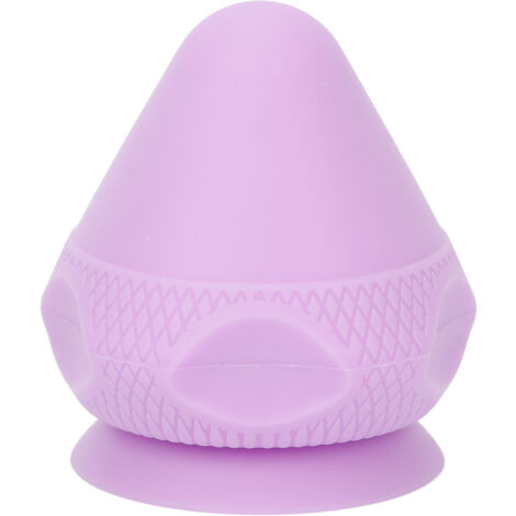 Balle de massage en silicone ergonomique pour soulagement musculaire - Violette