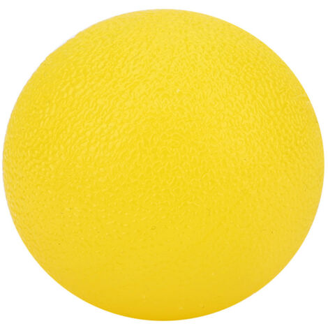 Balle de Massage en Silicone pour la Force des Doigts et Anti-Stress (Jaune 15)