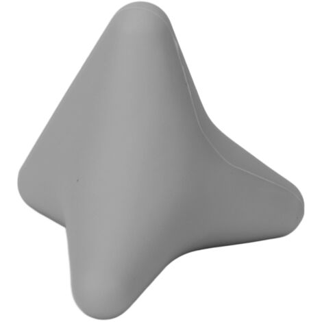 Balle de Massage en Silicone pour Mains - Soulagement des Douleurs, Relaxation Musculaire et Thérapie par le Fascia - Exercice de Rééducation - Gris