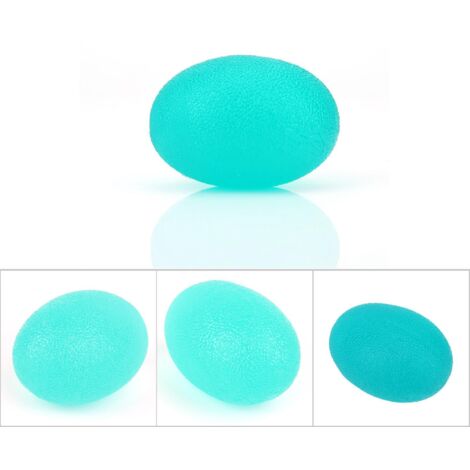 Balle de massage en silicone pour renforcement musculaire des doigts et poignets, anti-stress (Vert 35)