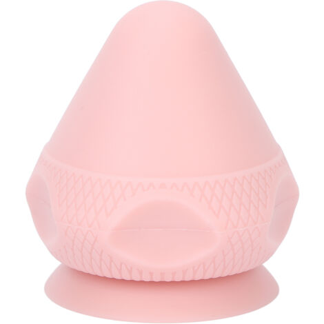 Balle de massage manuelle en silicone ergonomique rose - Design absorbant et finition soignée