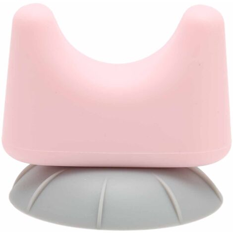 Balle de massage musculaire en silicone souple avec ventouse en U pour la plante des pieds et le dos