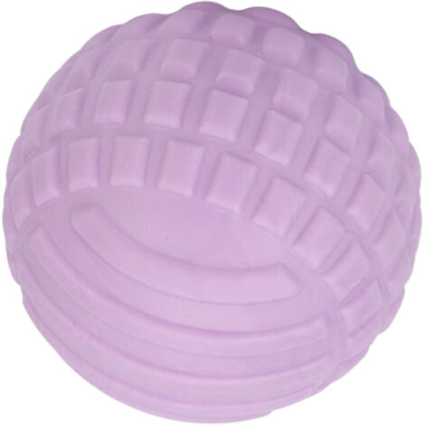 Balle de massage pieds picotée - Apaisement fasciite plantaire et détente - Pour muscles relaxés - Couleur violette
