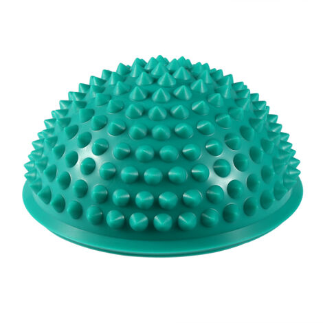 Balle de massage PVC demi-ronde pour yoga, fitness et gym - Vert