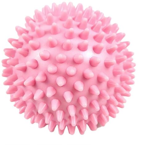 Balle de massage Thorn Ball pour le yoga, balle de fitness pour les fascias, balle de yoga rose