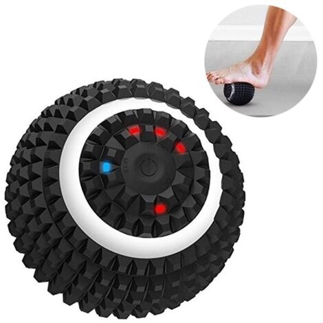 Balle de massage vibrante - Non spécifié - 100x100x125mm - ABS + silicone - Couleurs variées