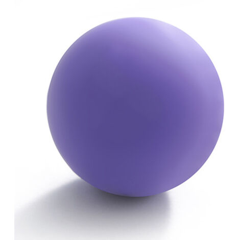Balle de massage yoga en caoutchouc pour fascia, relaxant musculaire pour tous âges, couleur violette