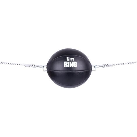Balle de réflexe en cuir Ring Sport/Pearon noire