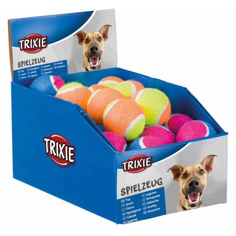 Jouet balle de tennis pour chien 6 cm
