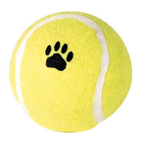 Balle de tennis pour chiens Désignation : Balle de tennis Taille : 6 cm MORIN IMPORT 126-001