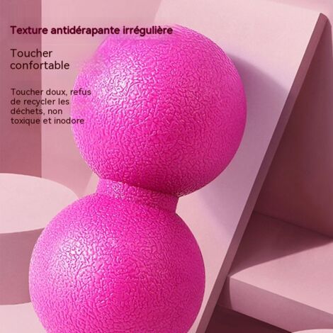 balle de yoga pour fascia en forme de cacahuete outil de reeducation professionnel massage equilibre detente musculaire