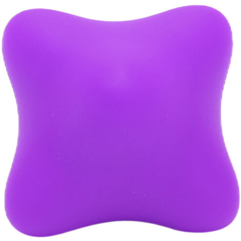 Balle d'entraînement réactive portable et confortable pour améliorer agilité, rapidité et réflexes - Forme hexagonale - Violet