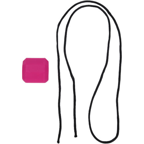 Balle d'Exercice Silicone pour Mâchoire et Cou - Outil d'Entraînement Facial avec Corde Rouge Rose