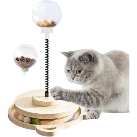 Balle Distributeur de Croquettes pour Chien Jeu Interactif