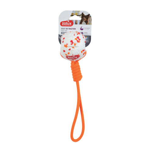Balle et corde flottant 34 cm en ETPU, Jouet pour chien - zolux
