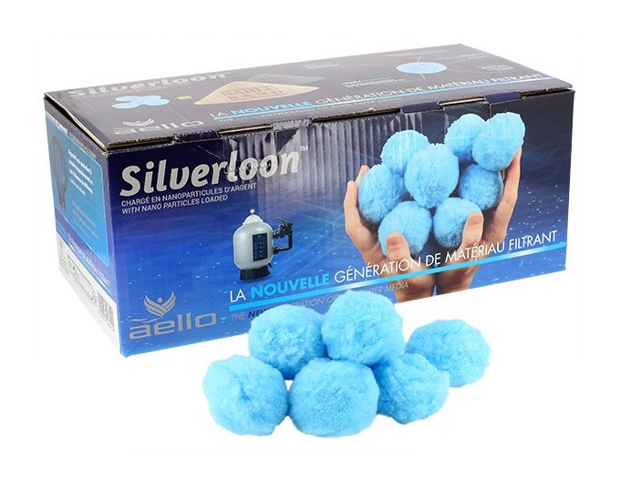 Charge filtrante piscine - Silverloon - Balles filtrantes désinfectantes - 700g de Aello