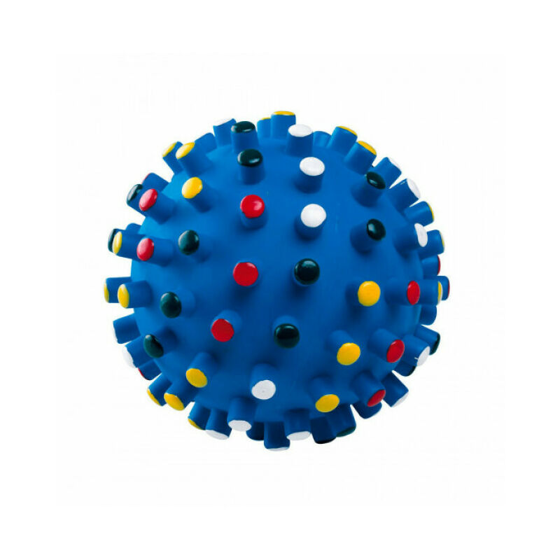 Balle à picots en vinyle sonore pour chiot ø 12 cm