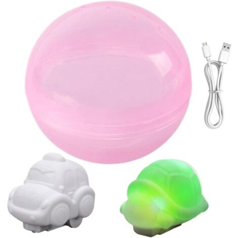 Balle Interactive pour Chat Balle Rechargeable Lumineuse