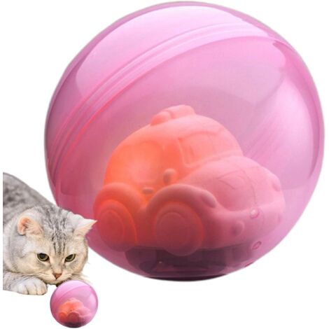 Balle Interactive pour Chat - Jouet pour Chat Rechargeable avec Lumière et