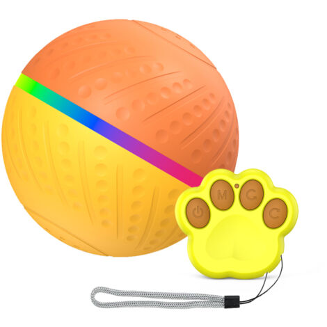 Balle interactive pour chien Jolly Ball à double mode, télécommandée, radar et évitement d'obstacles, étanche, batterie rechargeable