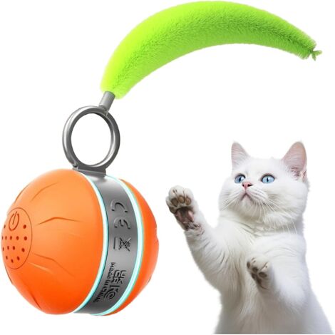 Balle Interactive pour Chien - Jouet Interactif Roulant pour Chien et Chat