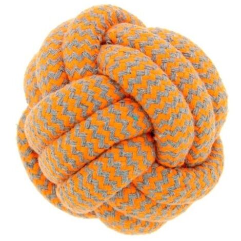 Balle Tressée Fidelami pour Jeu de Lancer/Rapporter - Texture Douce et Résistante