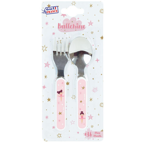 Ballerine Ensemble Couverts Inox (Fourchette, Cuillère)