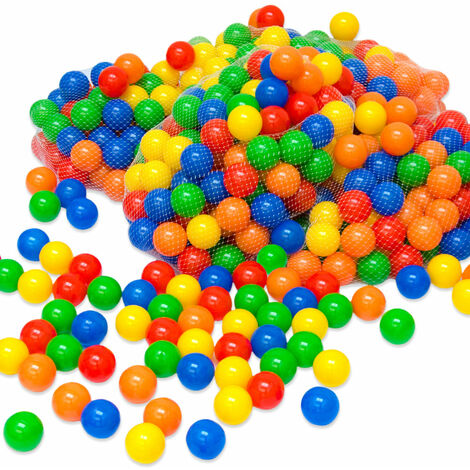 Balles colorées de piscine 500 Pièces - bunt