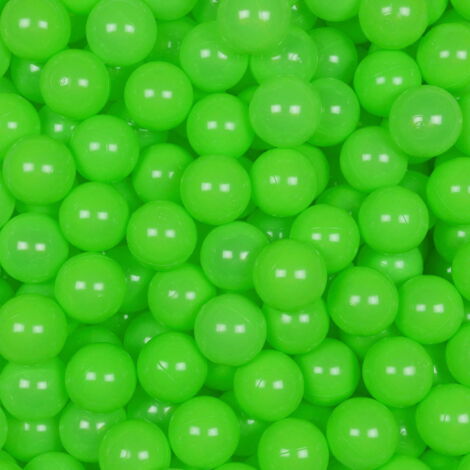 Balles de jeu ø7cm 200pcs vert clair