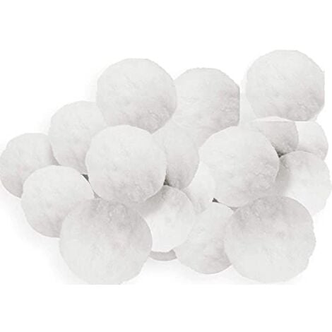 Balles filtrantes pour Piscine 700 g Filtre pour système de Filtre à Sable Remplace 25 kg de Sable filtrant Boules filtrantes Extra durables pour Une Eau Claire