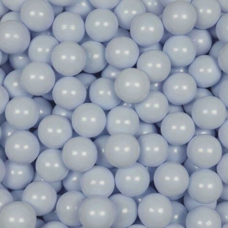 Balles jouets ø7cm 100pcs bleu clair perle