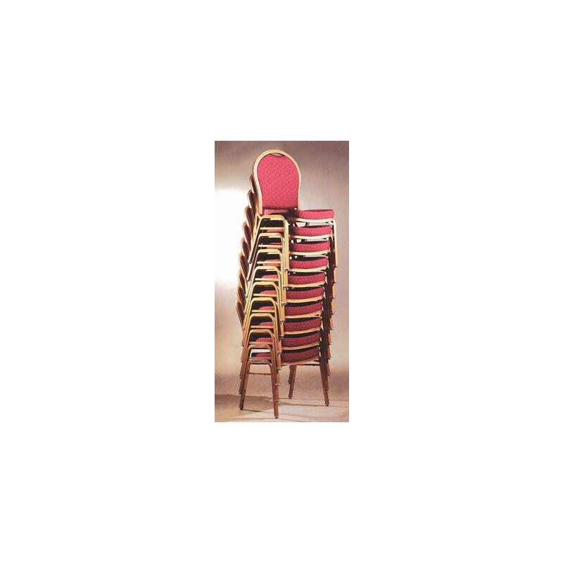 Balliol Set Of 4 Cresdi Aluminium Red Arched Chair