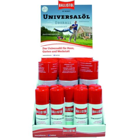 BALLISTOL Display Universalöl Spray 9x200 ml + 9x50 ml