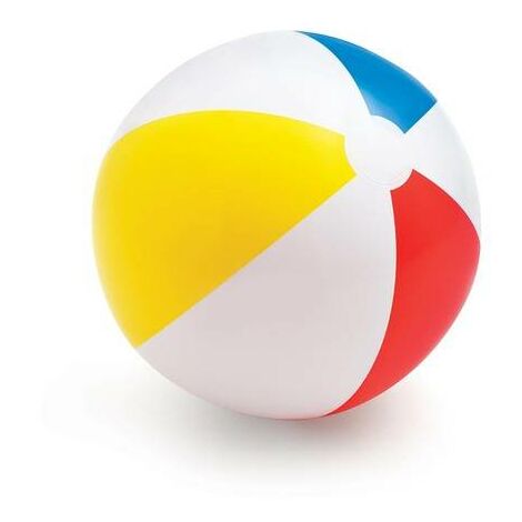 Intex – Ballon à tranches 51 cm – Jeux de piscine – Résistant aux UV – Pour utilisation en extérieur – Couleurs vives et attrayantes