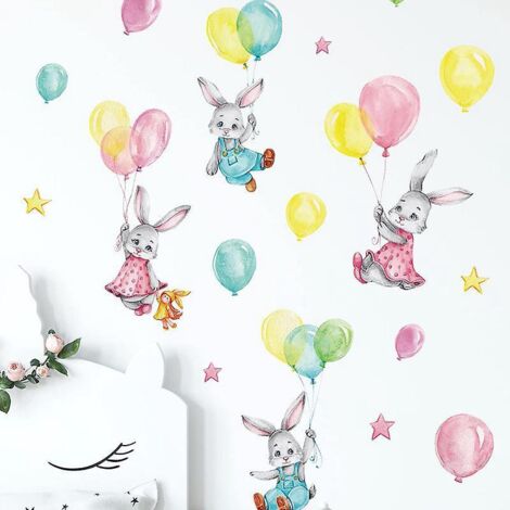 ballon Animal De Dessin Anim Chambre D'enfant Chambre D'entre Dcoration Intrieure Stickers Muraux
