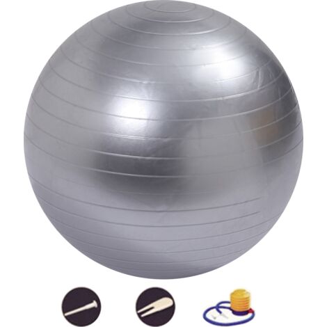 Ballon D Exercice - 45 cm 55 cm ou 65 cm - Pour Yoga Pilates Et Renforcement Musculaire - Avec Pompe A Pied - 1 Unite