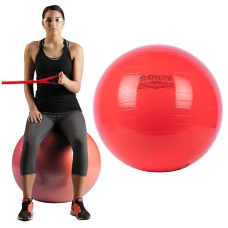 Ballon D Exercice - Ballon D Equilibre 55 Cm - Pour Renforcement Du Core Et Stabilite Posturale - Usage Fitness Yoga Pilates Rehabilitation - 1 Unite