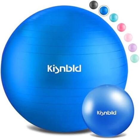 Ballon D Exercice - Ballon De Stabilite Anti Eclatement En PVC Epais - Pour Yoga Pilates Grossesse Et Bureau - 22 Pouces 26 Pouces 30 Pouces 34 Pouces