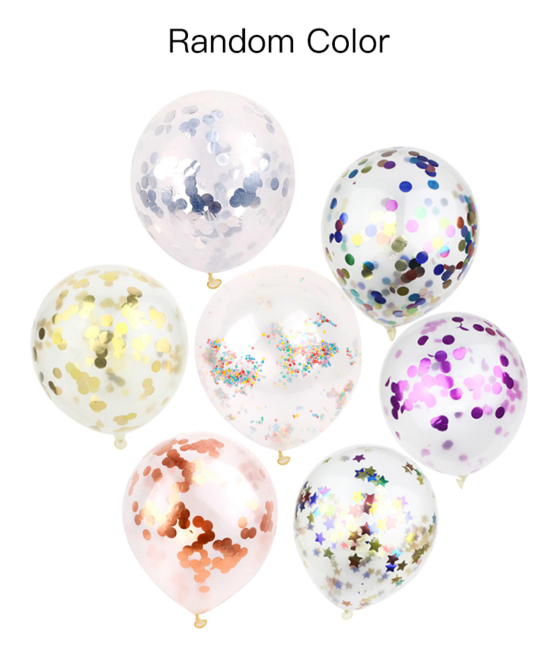 Ballon De 12 Pouces, Decoration De Mariage De Fete D'Anniversaire, Couleur Aleatoire, 1Pc