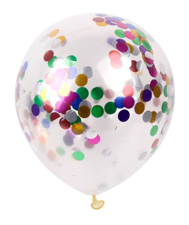 Ballon De 12 Pouces, Decoration De Mariage De Fete D'Anniversaire, Paillettes Multicolores, 1Pc