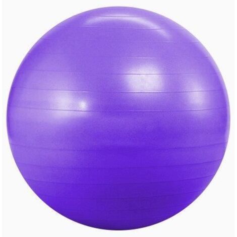 Ballon de fitness Kabalo Violet 65cm anti-éclatement pour exercices de yoga et de gymnastique