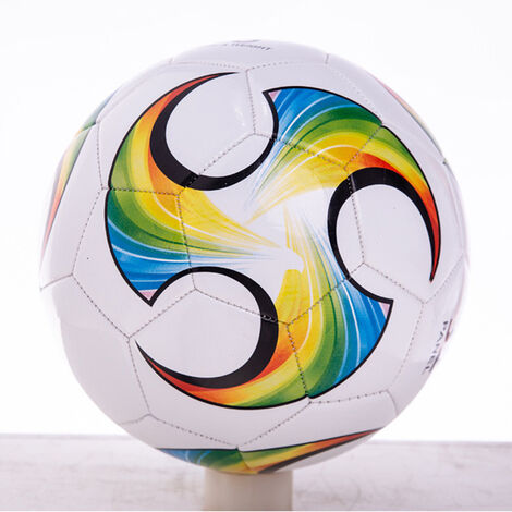 Ballon de Football Enfant Taille 4 avec Aiguille de Gonflage Filet à Ballons, Structure à Trois Couches Texture en TPU Football pour Enfants Salle Et Extérieur Entraînement Ballon Match-B