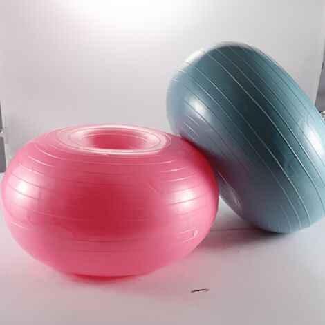 Ballon de gym pour Pilates et renforcement musculaire, parfait pour l'équilibre et le gainage, fourni avec pompe à air.